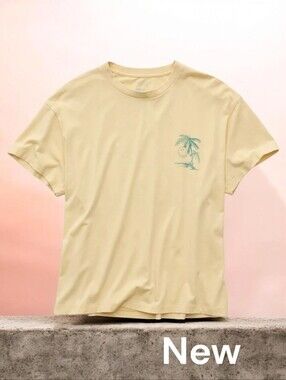 New! American Eagle x Smiley Graphic Tee Shrunken Fit XL  Unisex